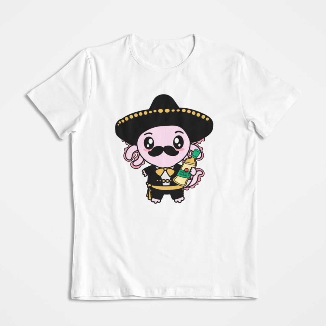 Playera Axolotzin Mariachi Ajolote