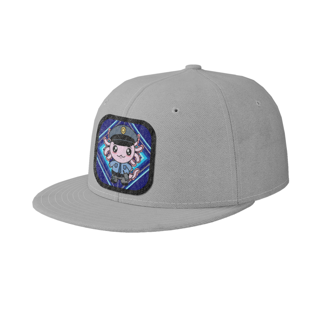 Gorra Unisex Plana Axolotzin Policía