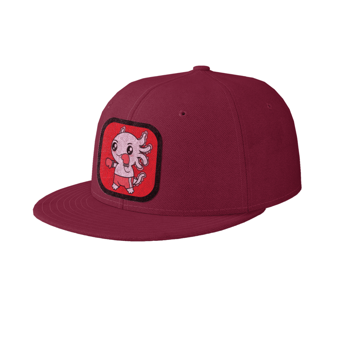 Gorra Unisex Plana Axolotzin Boxeador