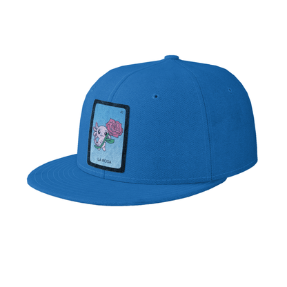 Gorra Unisex Plana Axoloteria La Rosa Ajolote