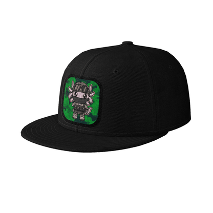 Gorra Unisex Plana Axolotzin Militar