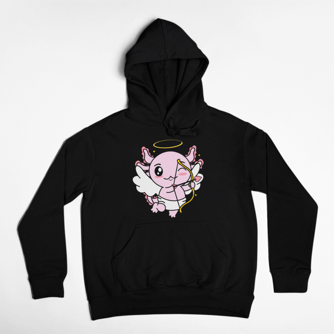 Hoodie Axolotzin Cupido Ajolote Unisex