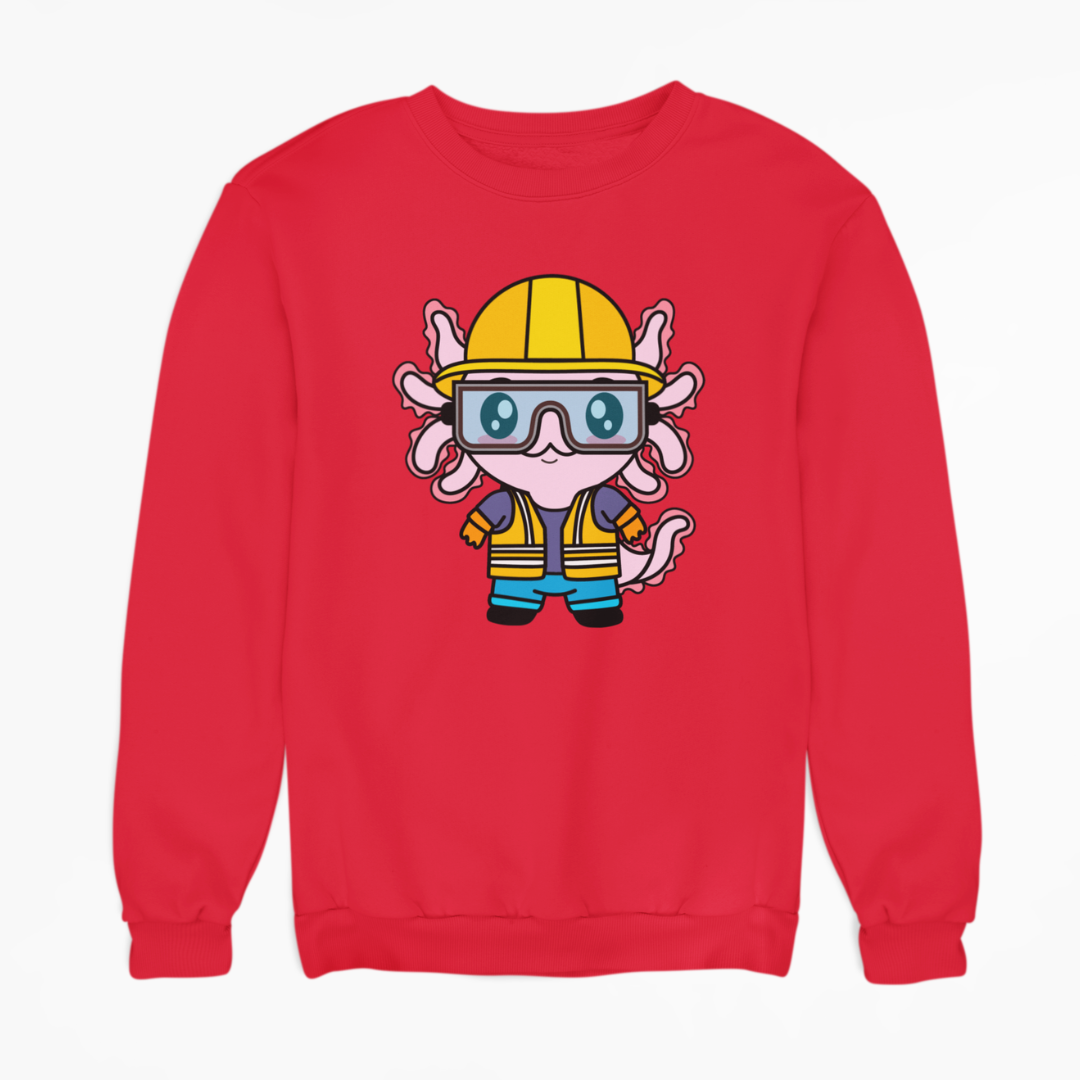 Sudadera Axolotzin Constructor Ajolote Unisex