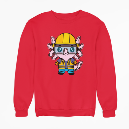 Sudadera Axolotzin Constructor Ajolote Unisex