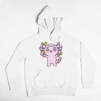 Hoodie Axolotzin Mareado Ajolote Unisex