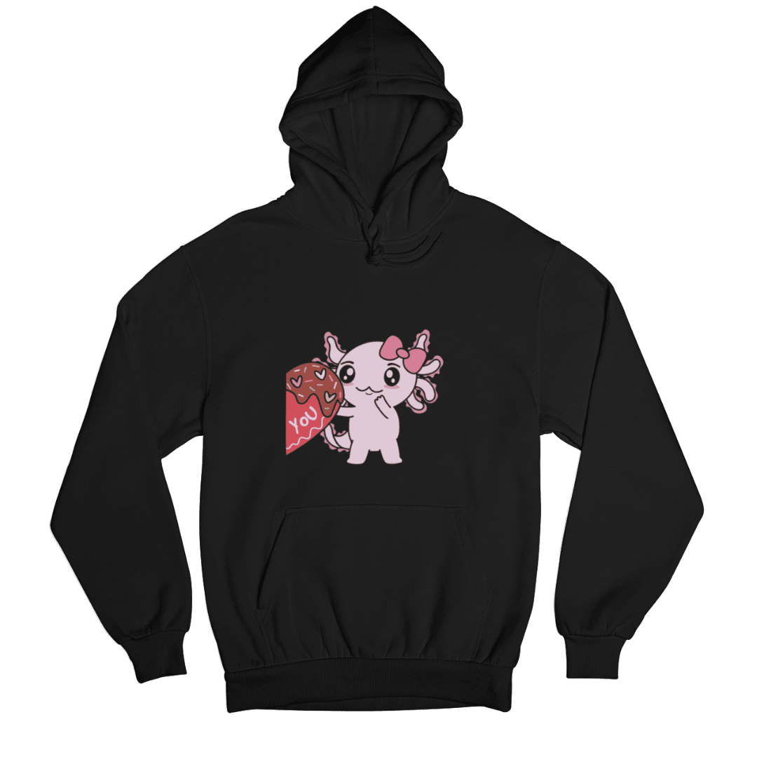 Hoodie Axolotzin Love You Ajolote Unisex