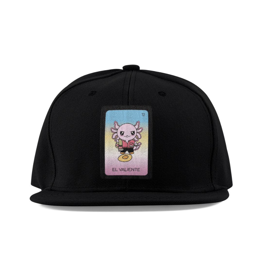 Gorra Unisex Plana Axoloteria El Valiente Ajolote