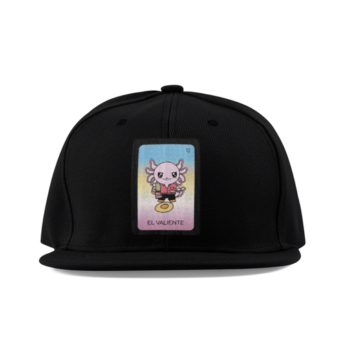 Gorra Unisex Plana Axoloteria El Valiente Ajolote