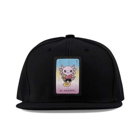 Gorra Unisex Plana Axoloteria El Valiente Ajolote