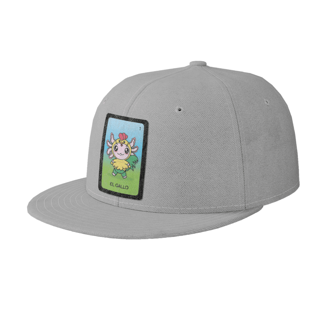 Gorra Unisex Plana Axoloteria El Gallo Ajolote