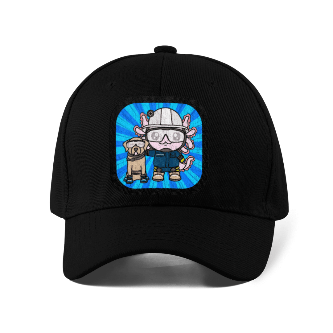 Gorra Unisex Curva Axolotzin Rescatista Ajolote