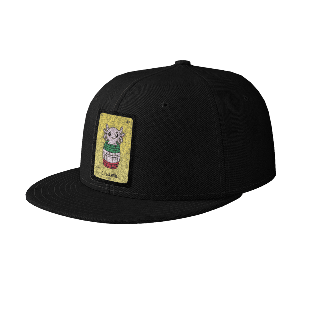 Gorra Unisex Plana Axoloteria El Barril Ajolote