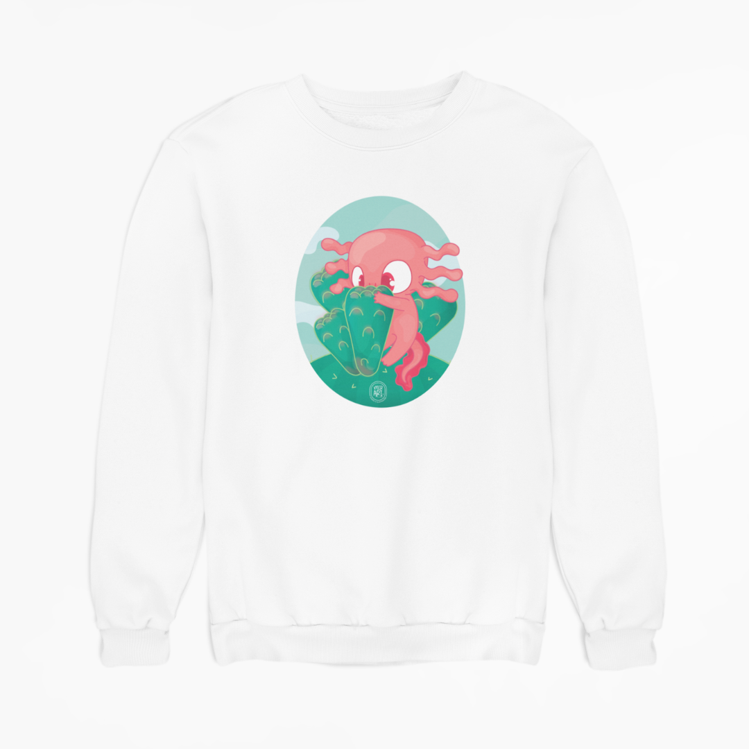 Sudadera Ajolotito Nopalito Mirari Chan