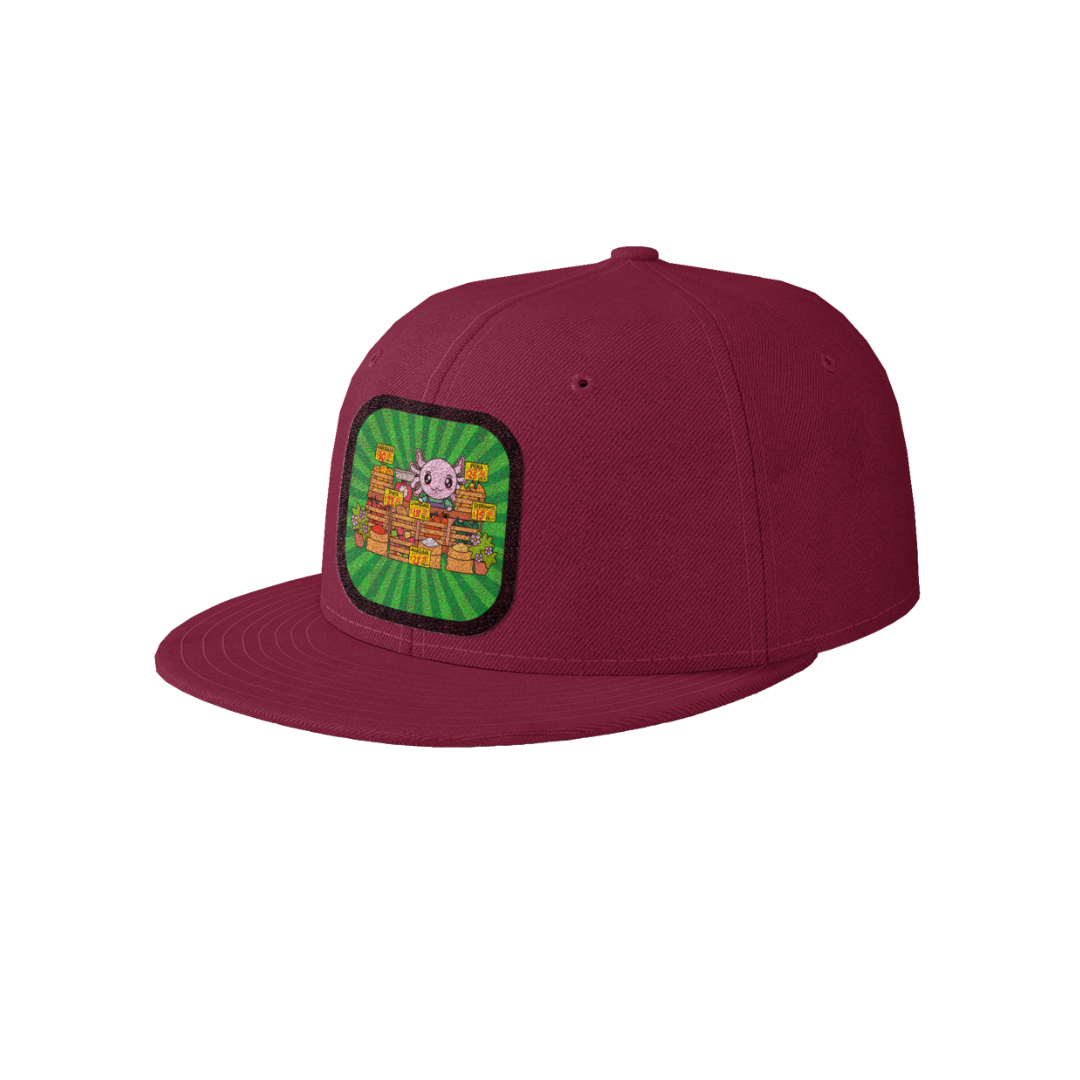Gorra Unisex Plana Axolotzin Marchante