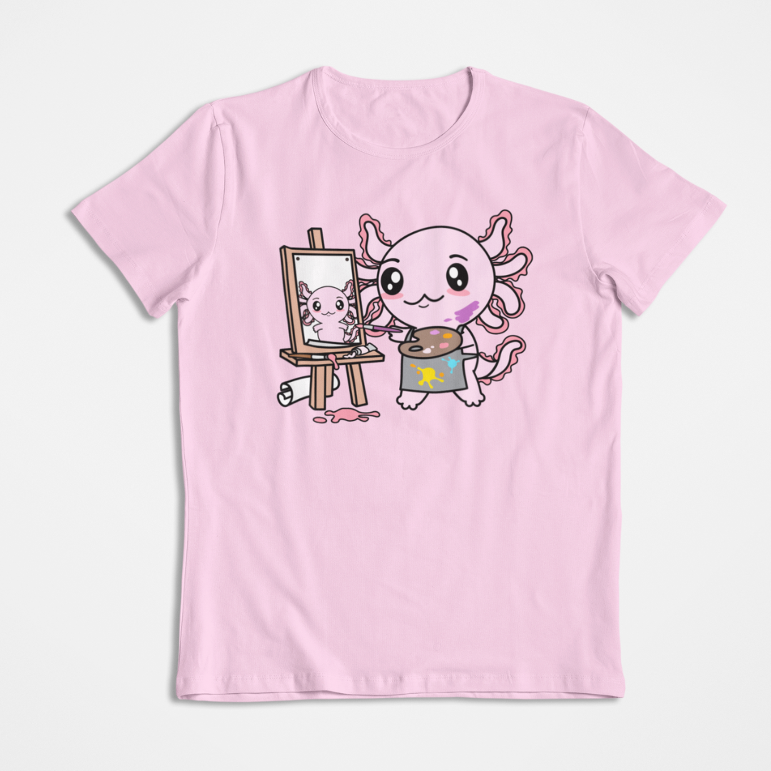 Playera Axolotzin Autorretrato Ajolote