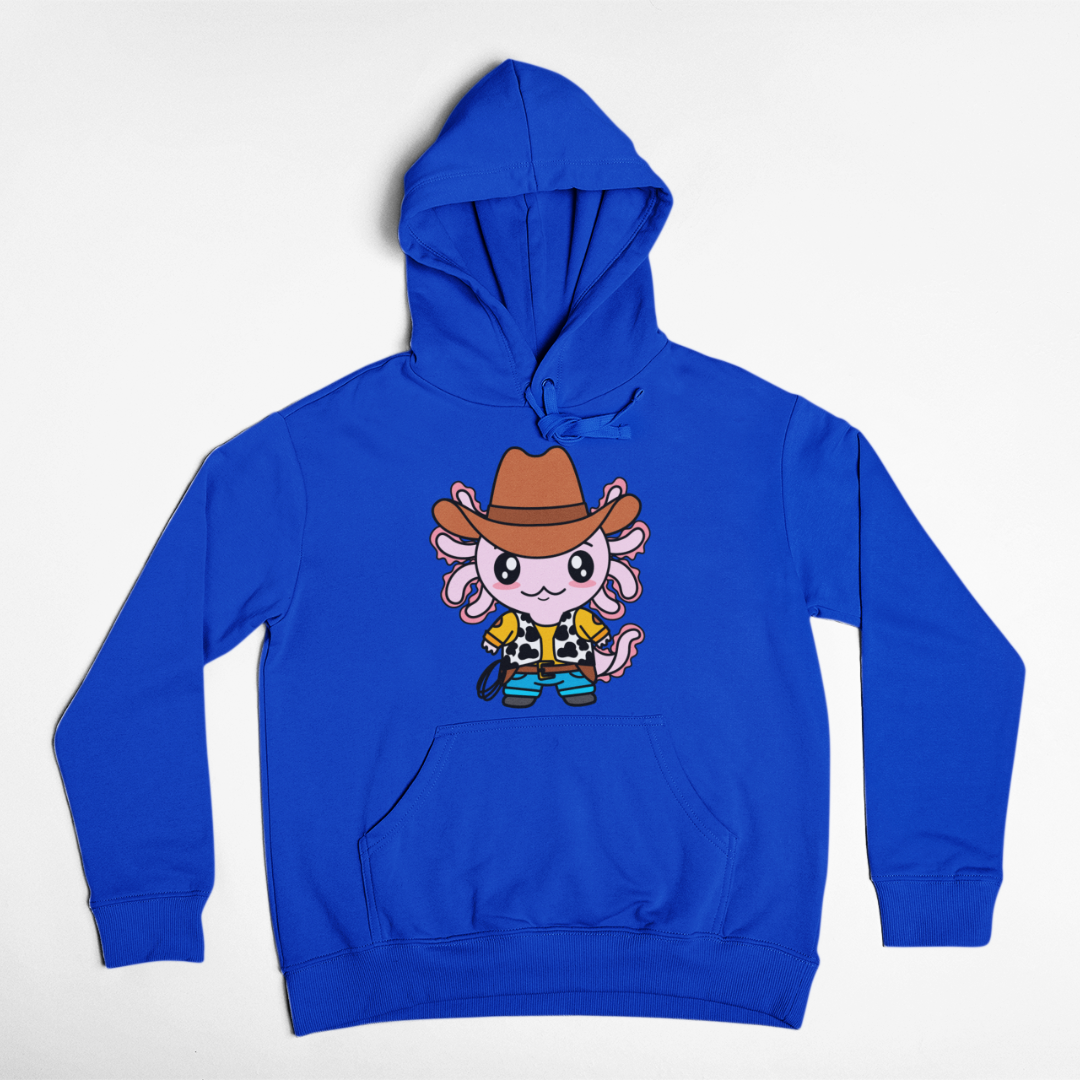Hoodie Axolotzin Vaquero Ajolote Unisex