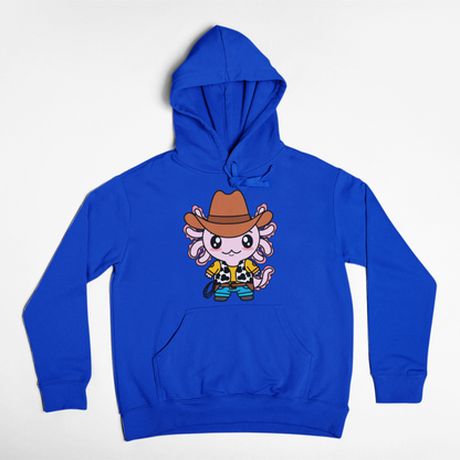 Hoodie Axolotzin Vaquero Ajolote Unisex