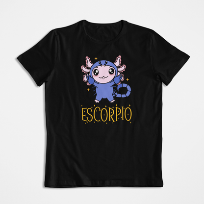 Playera Axolotzin Horoscopos Nombre Escorpio Ajolote