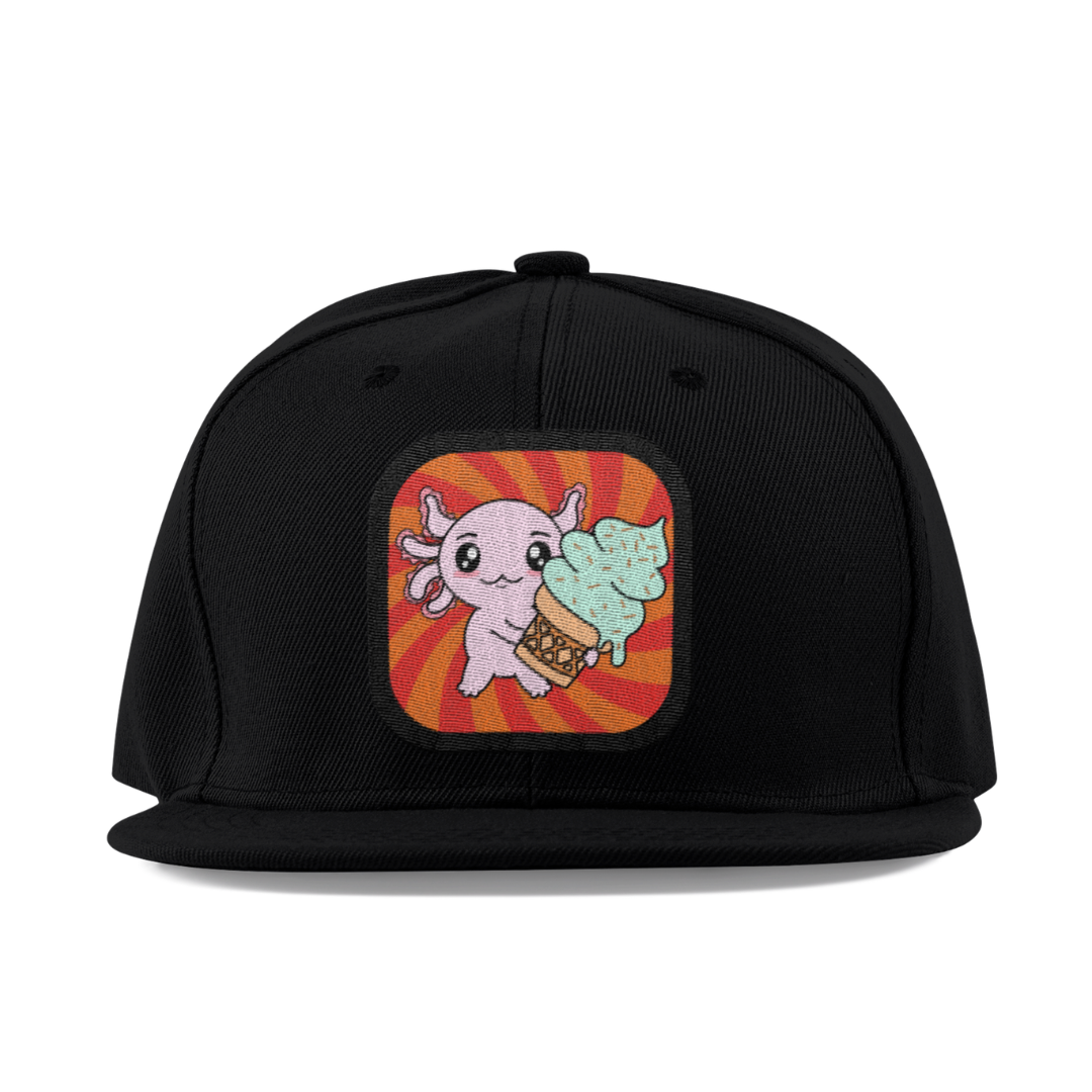Gorra Unisex Plana Axolotzin Helado