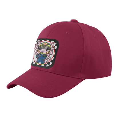 Gorra Unisex Curva Axolotzin Piloto De Carreras