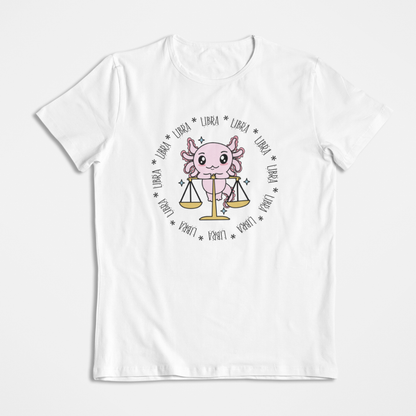 Playera Axolotzin Horoscopos Aro Libra Ajolote