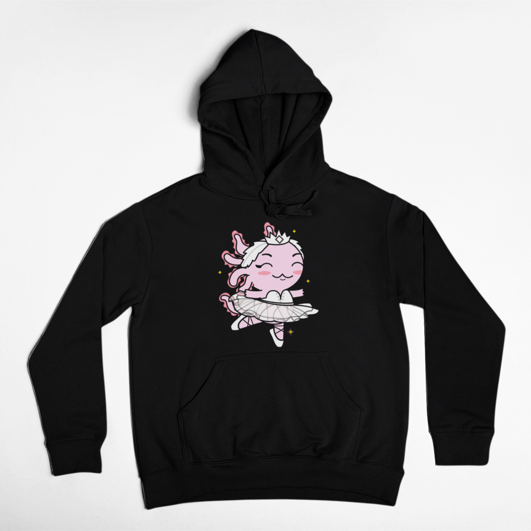 Hoodie Axolotzin Bailarina De Ballet Ajolote Unisex