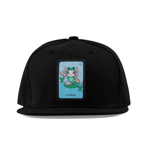Gorra Unisex Plana Axoloteria La Rana Ajolote