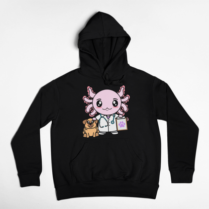 Hoodie Axolotzin Veterinario Ajolote Unisex