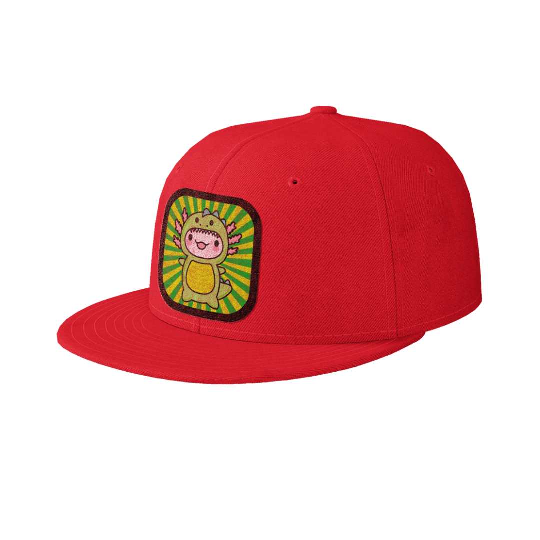 Gorra Unisex Plana Ajolote Dino Xo The Monster