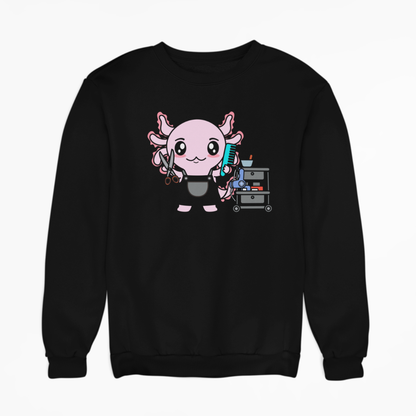 Sudadera Axolotzin Barbero Ajolote Unisex