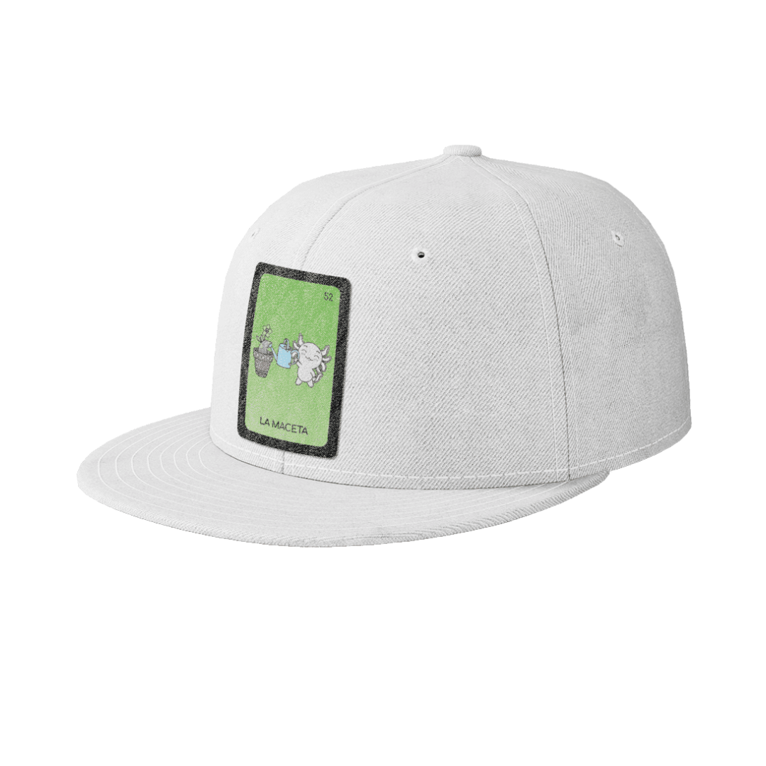 Gorra Unisex Plana Axoloteria La Maceta Ajolote