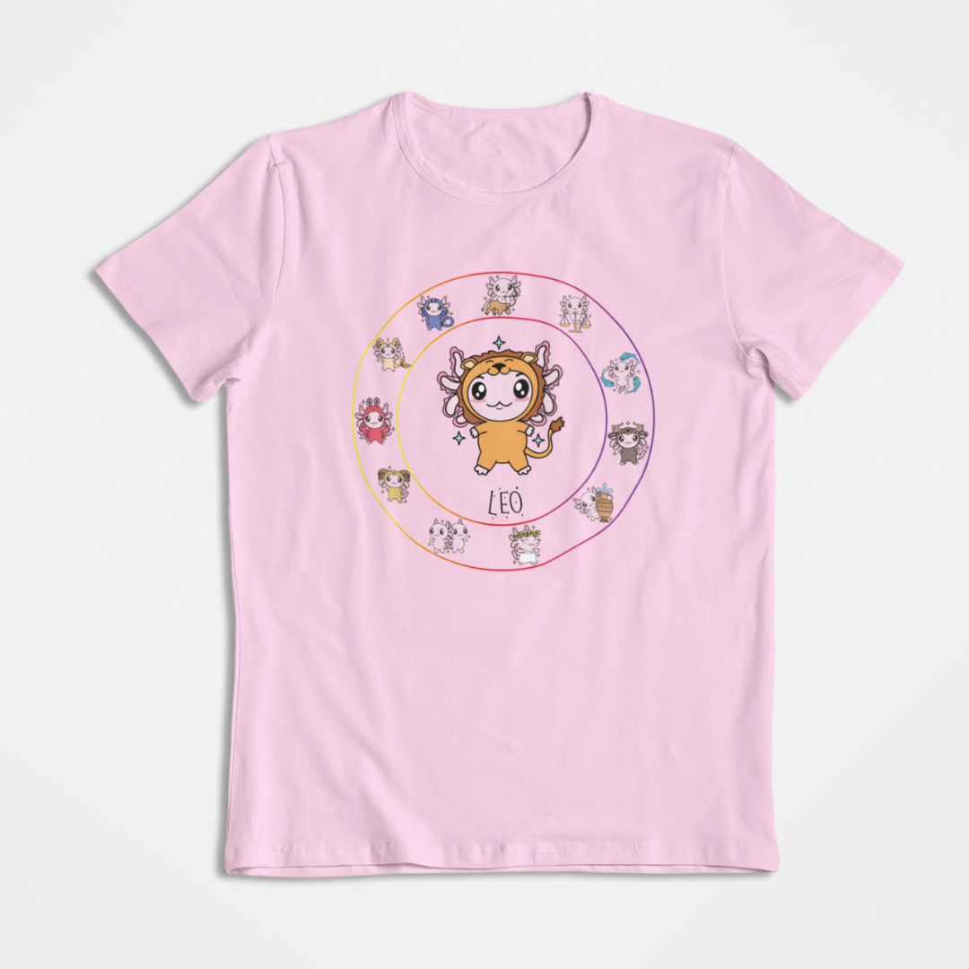 Playera Horoscopos Leo Axolotzin Ajolote