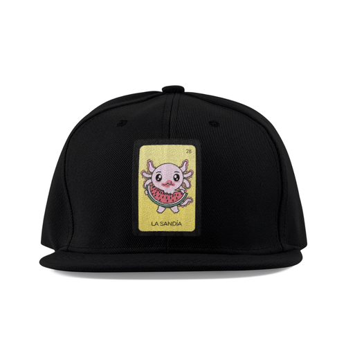Gorra Unisex Plana Axoloteria La Sandia Ajolote