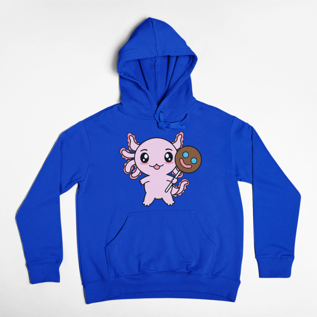 Hoodie Axolotzin Sonrisa Ajolote Unisex