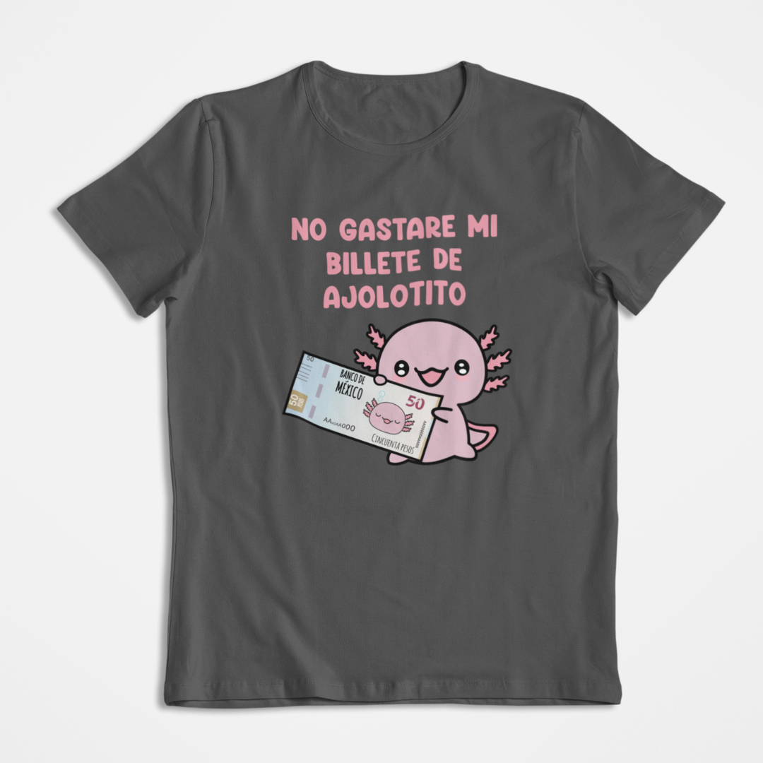 Playera Ajolote Billete Xo The Monster