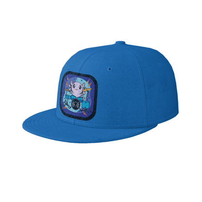 Gorra Unisex Plana Axolotzin Baterista