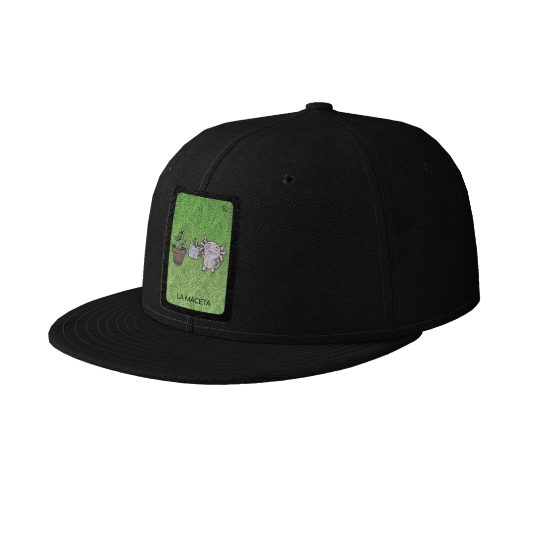 Gorra Unisex Plana Axoloteria La Maceta Ajolote