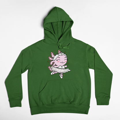 Hoodie Axolotzin Bailarina De Ballet Ajolote Unisex