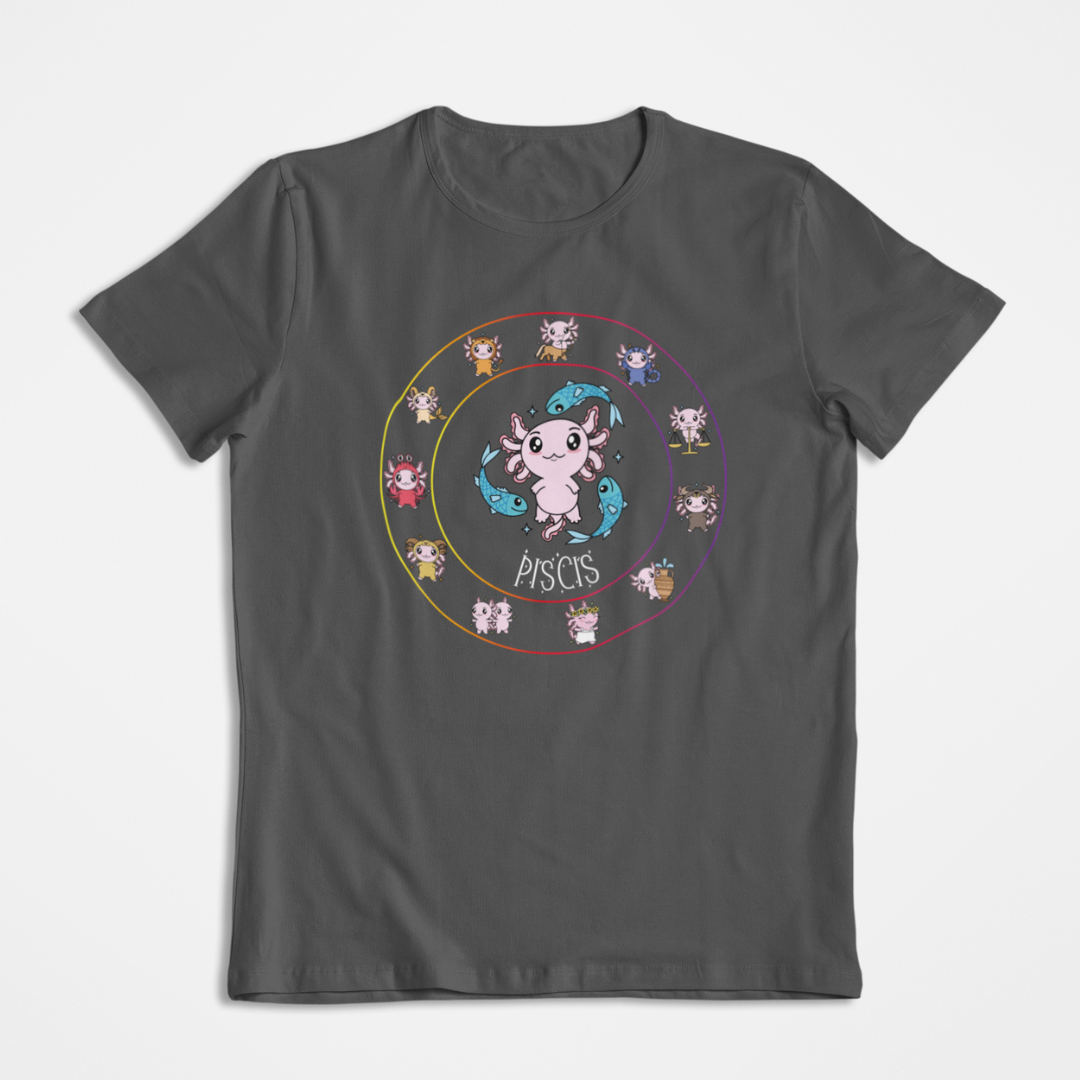 Playera Horoscopos Piscis Axolotzin Ajolote
