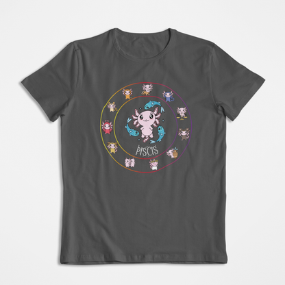 Playera Horoscopos Piscis Axolotzin Ajolote