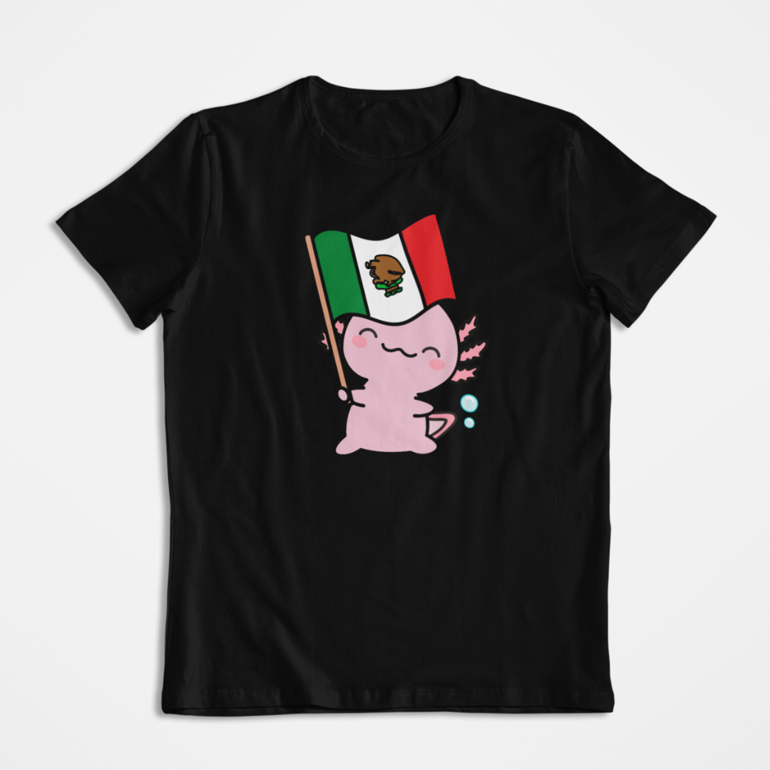 Playera Ajolote Y Su Bandera Xo The Monster