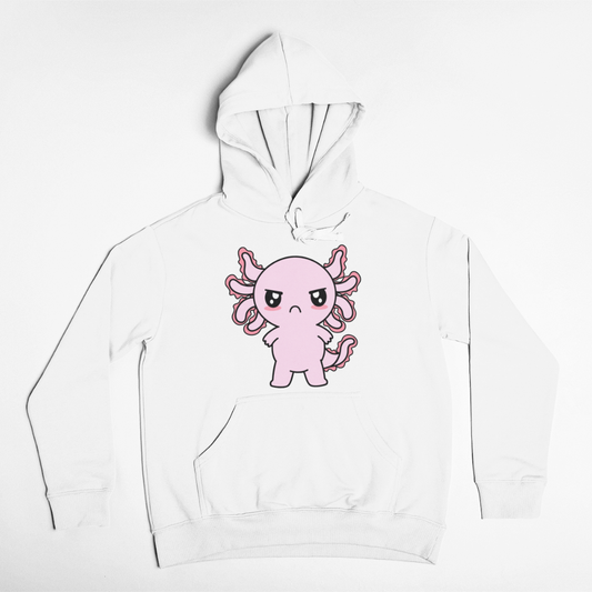 Hoodie Axolotzin Enojado Ajolote Unisex