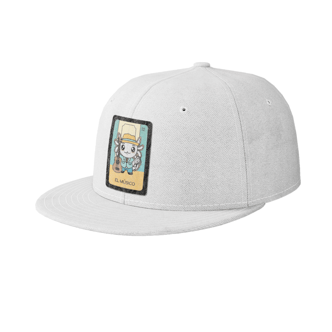 Gorra Unisex Plana Axoloteria El Musico Ajolote