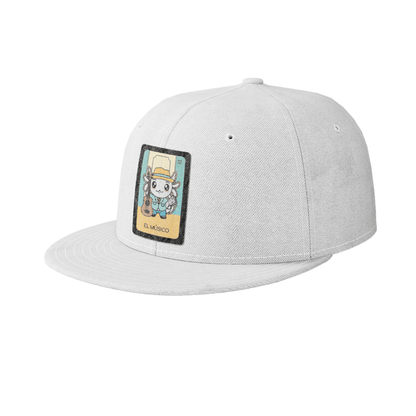 Gorra Unisex Plana Axoloteria El Musico Ajolote