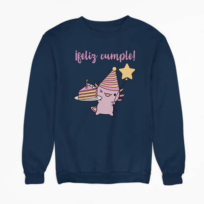 Sudadera Ajolote Feliz Cumple Xo The Monster