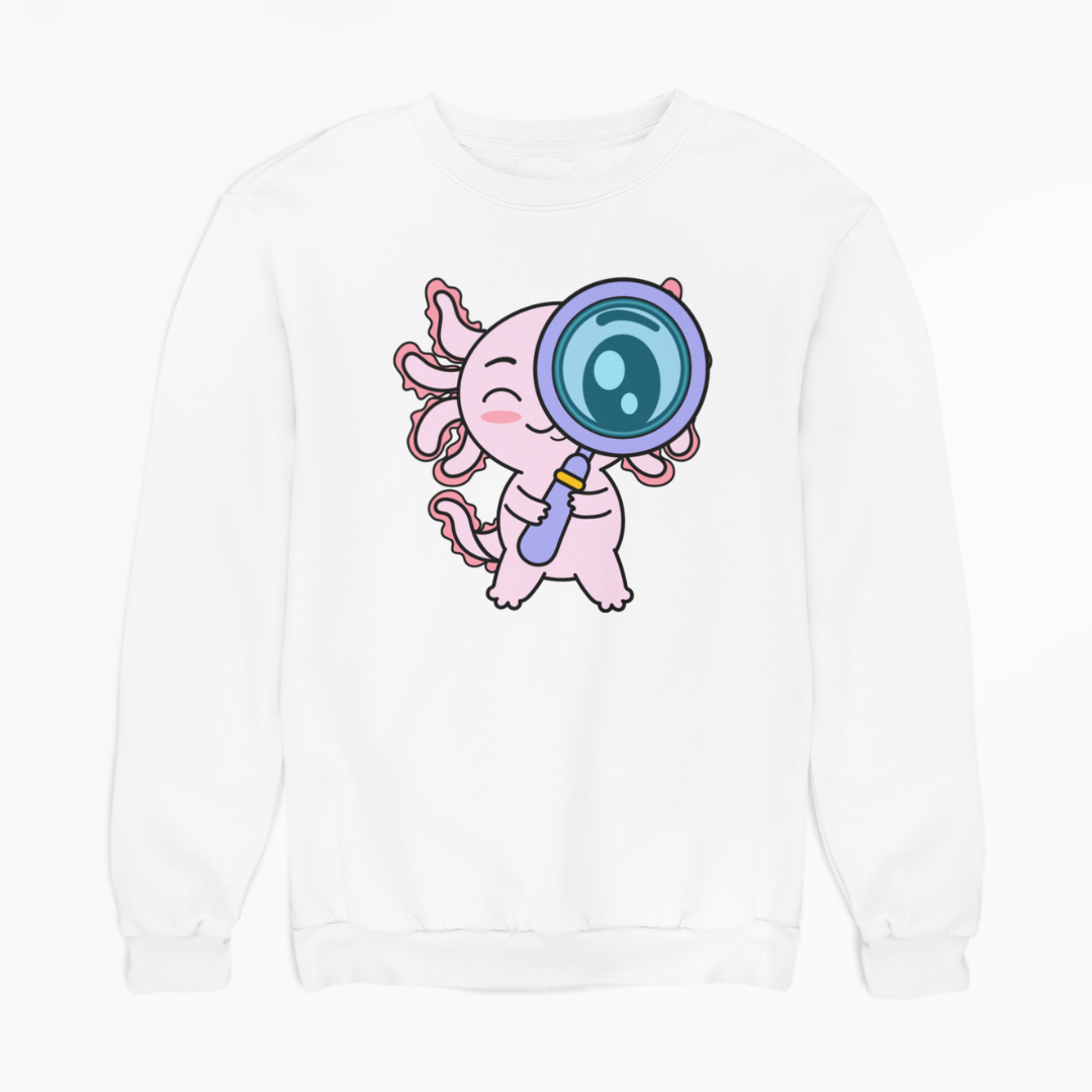 Sudadera Axolotzin Curioso Ajolote Unisex
