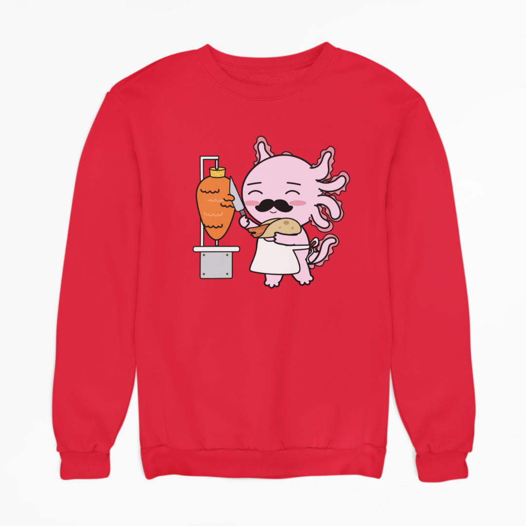 Sudadera Axolotzin Taquero Ajolote Unisex