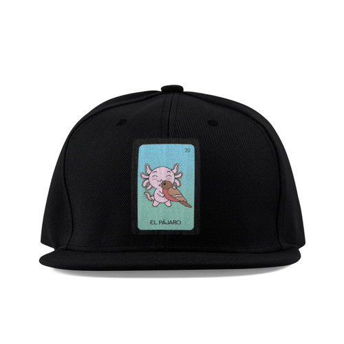 Gorra Unisex Plana Axoloteria El Pajaro Ajolote
