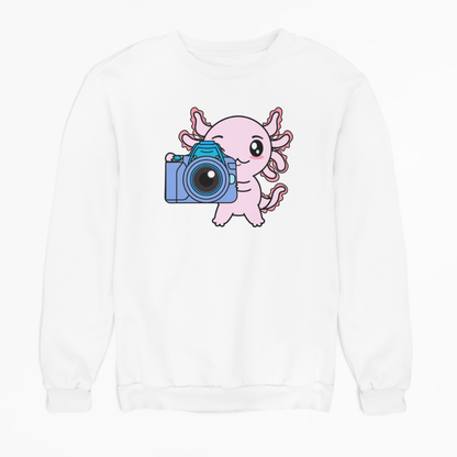 Sudadera Axolotzin Fotografo Ajolote Unisex