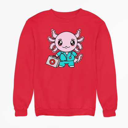 Sudadera Axolotzin Enfermero Ajolote Unisex
